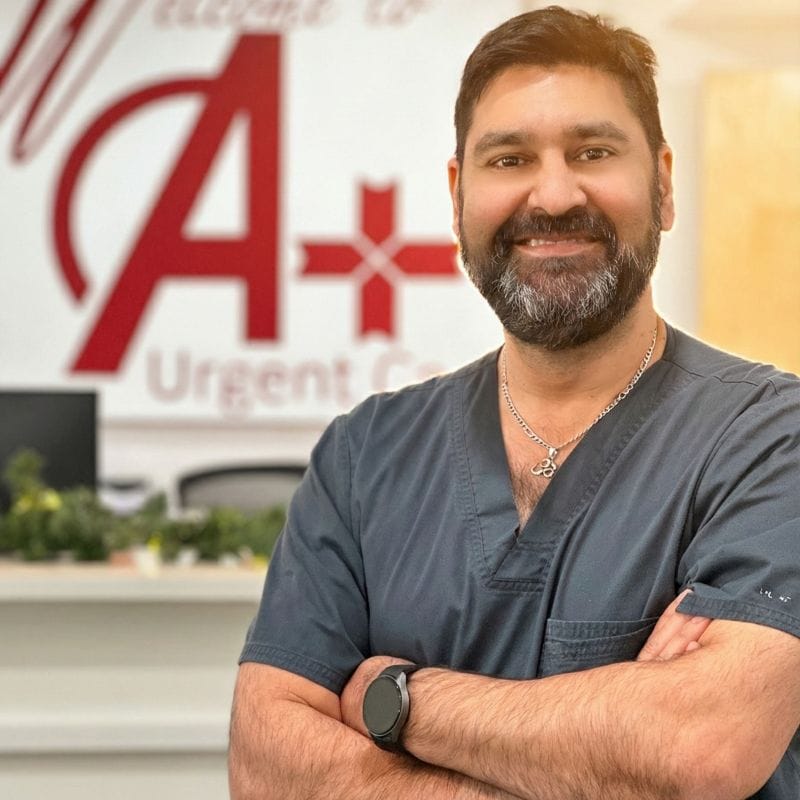 Dr. Ajay V. Jetley, MD, Medical Director at A+ Urgent Care Bloomfield.