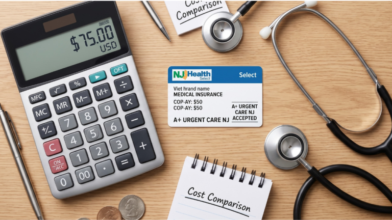 Urgent care cost NJ Bloomfield Cresskil