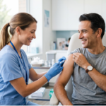getting a flu shot