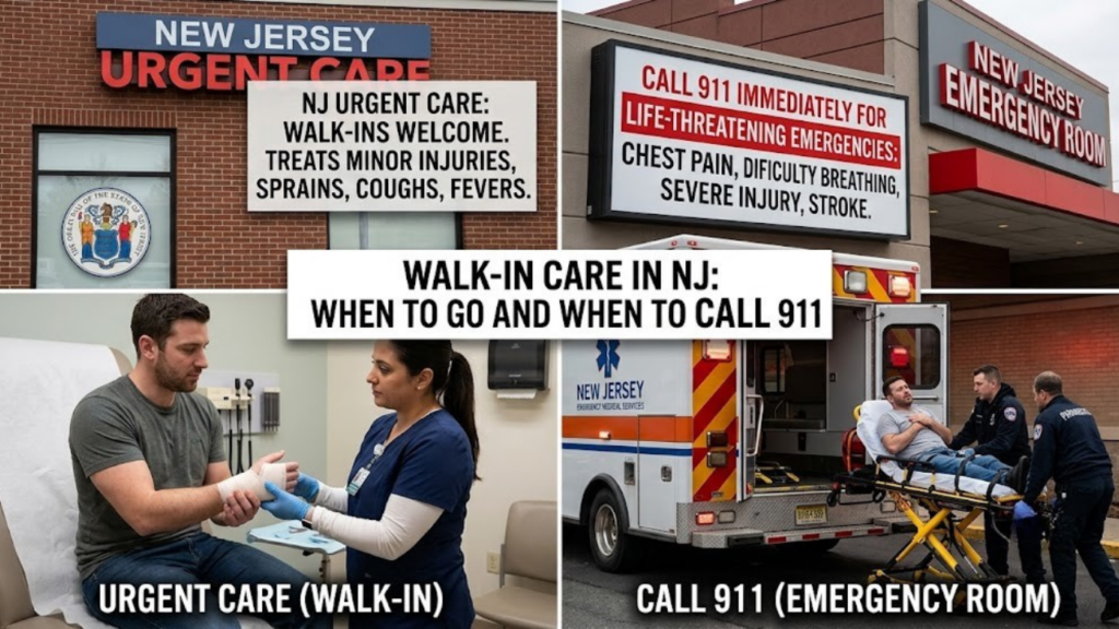 Urgent Care vs 911 when to visit